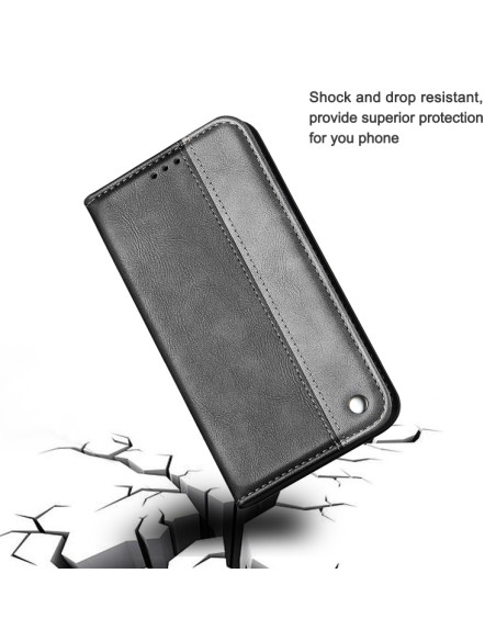 Cover Huawei Mate 20 Lite Pelle Grigia Grigio | Melacompro