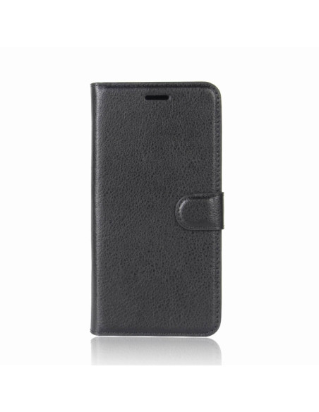 Cover Huawei P30 Lite Pelle Portafoglio Nero | Melacompro