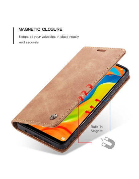 Cover Huawei P30 Lite Pelle Portafoglio Marrone | Melacompro