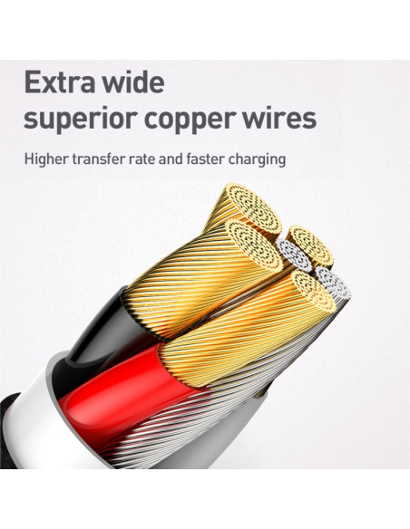 Cavo USB-C Baseus 100W 1m Bianco Oro | Melacompro