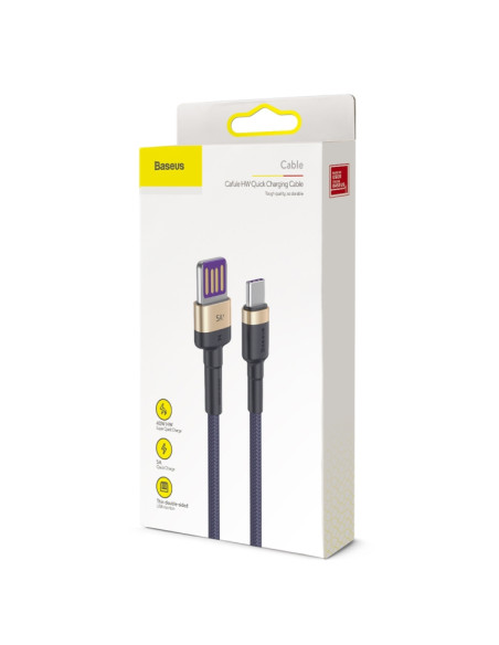 Cavo USB-C Baseus 100W 1m Bianco Oro | Melacompro