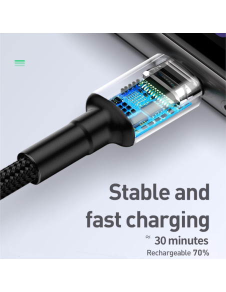 Cavo USB-C Baseus 100W 1m Bianco Oro | Melacompro