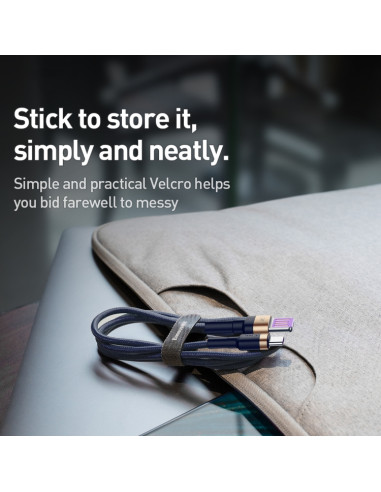 Cavo USB-C Baseus 100W 1m Bianco Oro | Melacompro