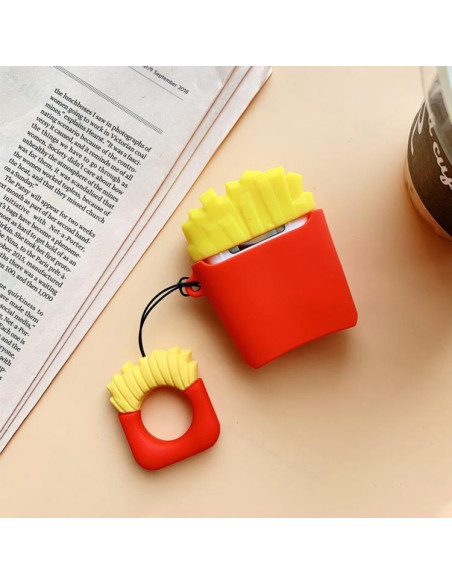 Cover AirPods 1/2 Silicone Popcorn Chips | Melacompro