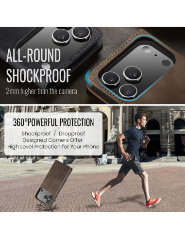 Cover iPhone 17 Pro Max Pelle Caffè | Melacompro