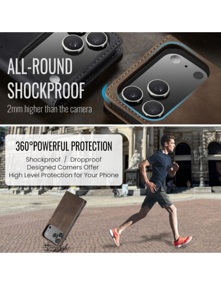 Cover iPhone 17 Pro Max Pelle Caffè | Melacompro