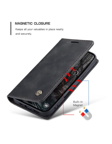 Cover iPhone 17 Pro Pelle Marrone Nero | Melacompro