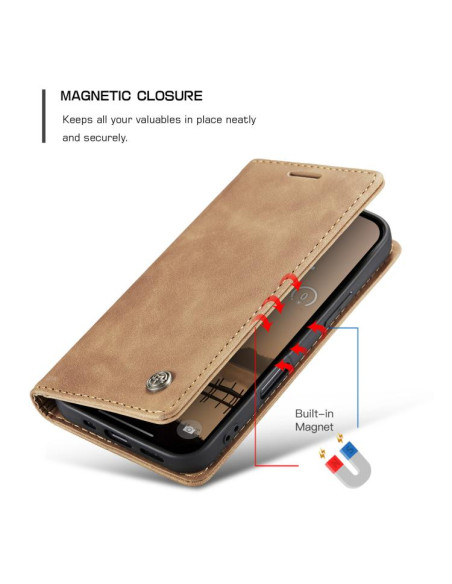 Cover iPhone 17 Pro Pelle Marrone | Melacompro