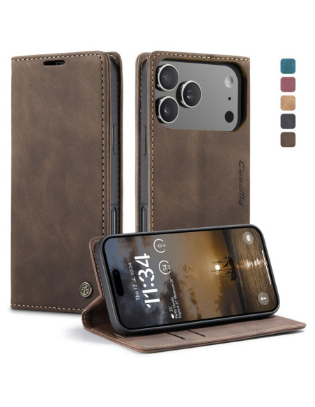 Cover iPhone 17 Pro Pelle Marrone | Melacompro