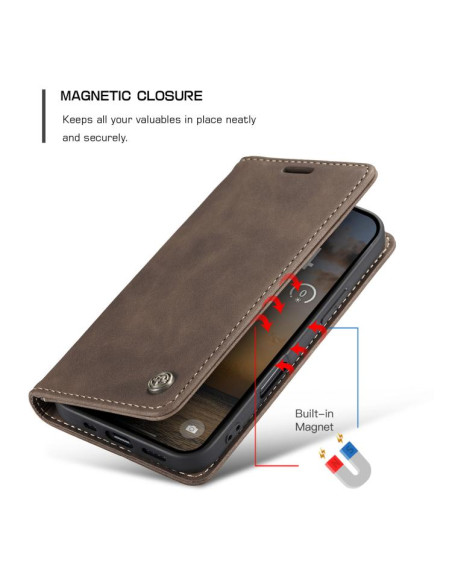 Cover iPhone 17 Pro Pelle Marrone | Melacompro