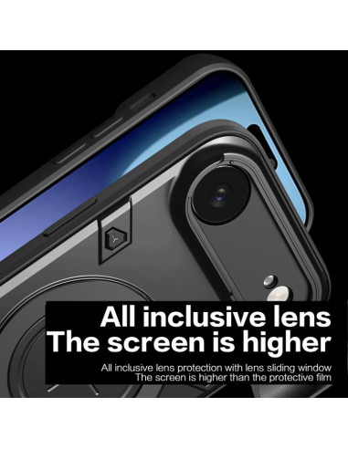 Cover iPhone Air Denim MagSafe Blu Scuro Nero | Melacompro