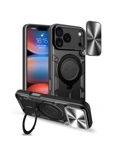 Cover iPhone 17 Pro Max Denim Blu Scuro Nero | Melacompro