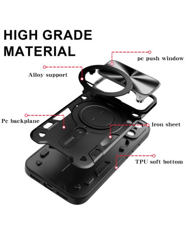 Cover iPhone 17 Pro Max Denim Blu Scuro Nero | Melacompro