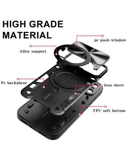 Cover iPhone 17 Pro Max Denim Blu Scuro Nero | Melacompro