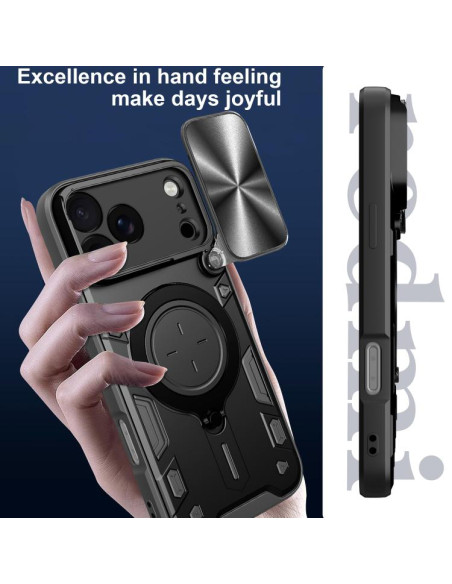 Cover iPhone 17 Pro Max Denim Blu Scuro Nero | Melacompro