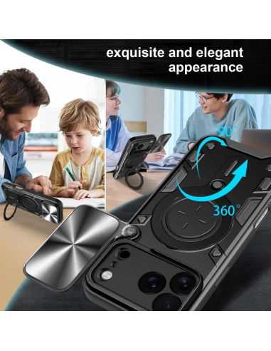 Cover iPhone 17 Pro Max Denim Blu Scuro Nero | Melacompro