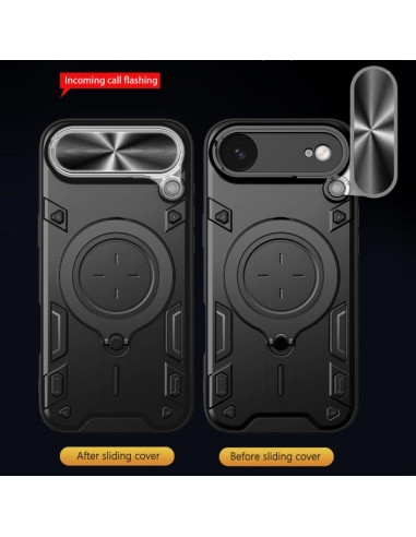 Cover iPhone Air Denim MagSafe Blu Scuro Viola | Melacompro