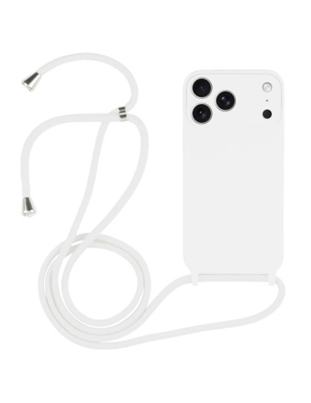 Cover iPhone 17 Pro Max Silicone Nero Bianco | Melacompro