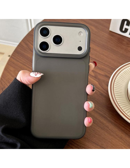 Cover iPhone 17 Pro Max TPU Ibrida Nero | Melacompro