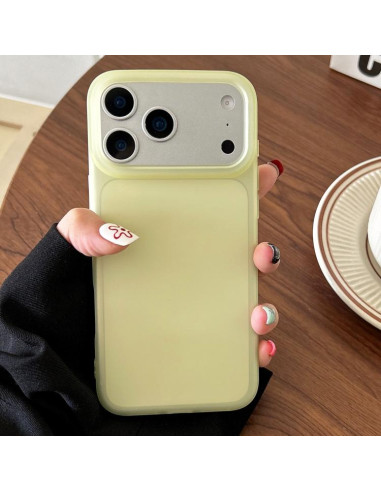 Cover iPhone 17 Pro Max TPU Ibrida Giallo | Melacompro