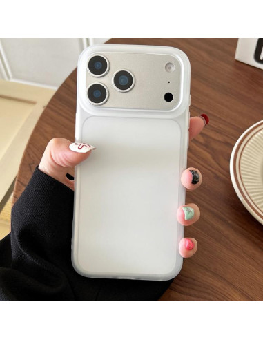 Cover iPhone 17 Pro Max TPU Ibrida Bianco | Melacompro