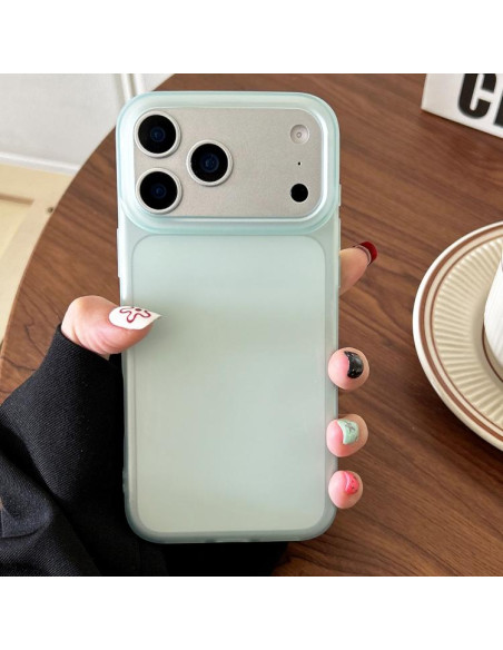 Cover iPhone 17 Pro Epoxy Acrylic TPU Light Blu | Melacompro