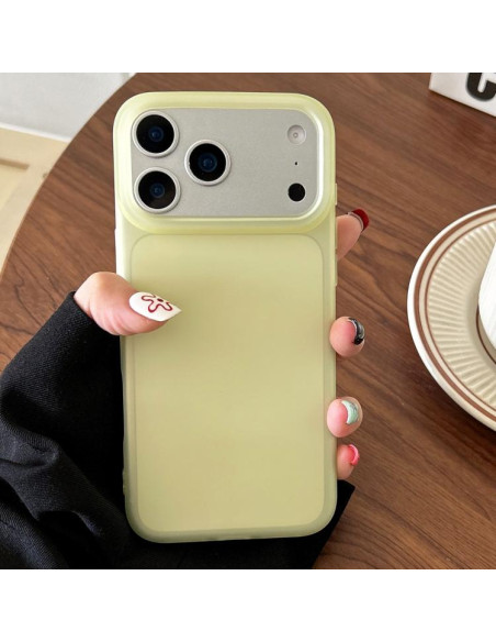 Cover iPhone 17 Pro Epoxy Acrylic TPU Giallo | Melacompro