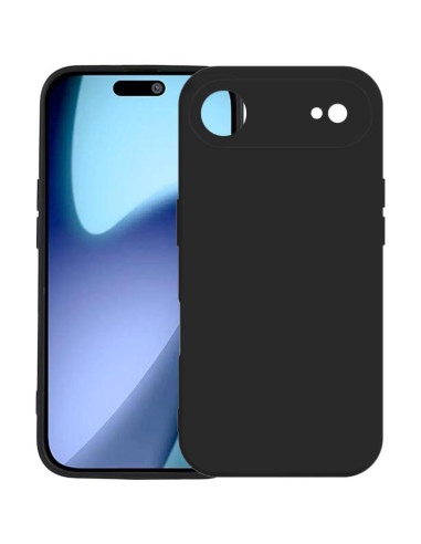 Cover iPhone Air TPU Metallo Argento Nero | Melacompro