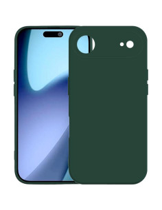 Cover iPhone Air TPU Ibrido Metallo Argento Dark Verde