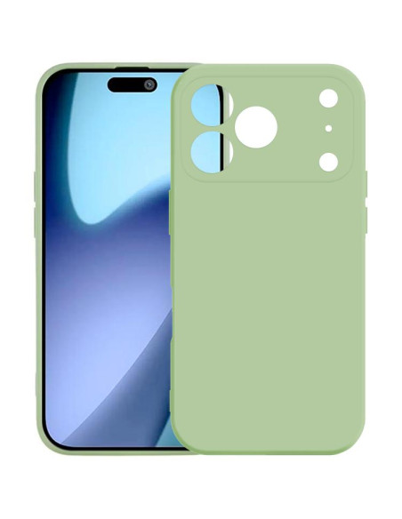 Cover iPhone 17 Pro Max TPU Ibrida Matcha Verde | Melacompro