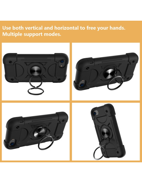 Cover iPhone 6/7/8/SE 2020 Silicone Nero | Melacompro