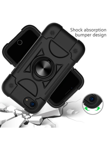 Cover iPhone 6/7/8/SE 2020 Silicone Nero | Melacompro