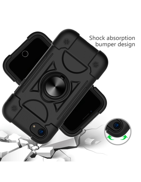 Cover iPhone 6/7/8/SE 2020 Silicone Nero | Melacompro