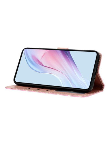 Cover iPhone 17 Pro Vegan Leather Rosso Rosa | Melacompro