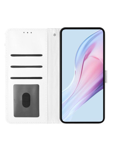 Cover iPhone 17 Pro Max Vegan Leather Bianco | Melacompro