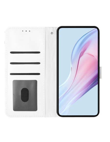 Cover iPhone 17 Pro Max Vegan Leather Bianco | Melacompro