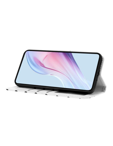 Cover iPhone 17 Pro Max Vegan Leather Bianco | Melacompro