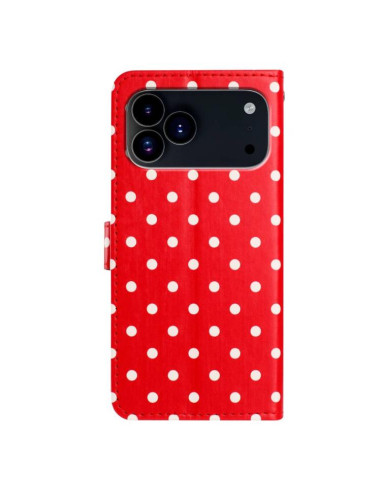 Cover iPhone 17 Pro Max Vegan Leather Rosso | Melacompro