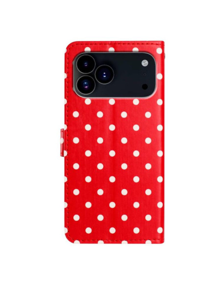 Cover iPhone 17 Pro Max Vegan Leather Rosso | Melacompro