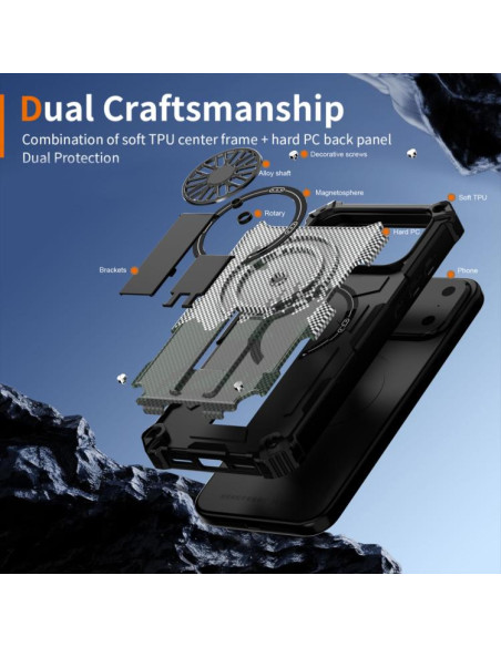 Cover iPhone 17 Pro Max MagSafe Mimetico | Melacompro