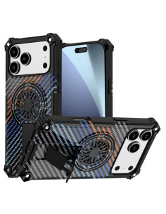 Cover iPhone 17 Pro Max MagSafe Mimetico Nero