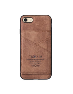 Cover iPhone 7/8/SE 2020 PU Leather Marrone | Melacompro 2