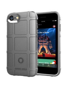 Cover iPhone SE 2020 TPU Antiurto Nero Grigio