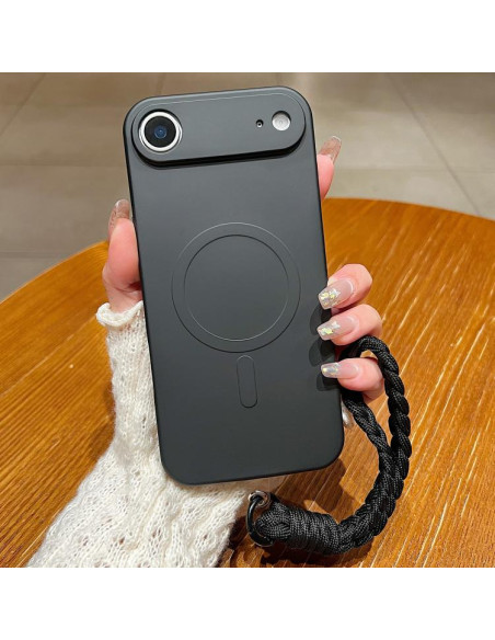 Cover iPhone Air Silicone Nero Magnetica | Melacompro