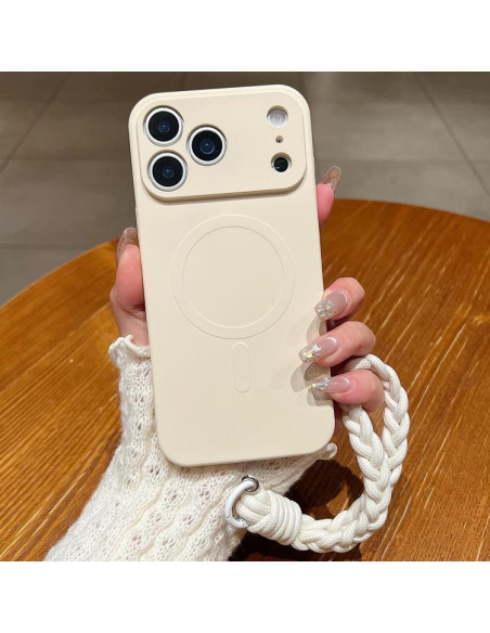 Cover iPhone 17 Pro Silicone Nero Bianco | Melacompro