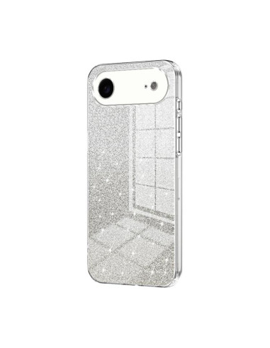 Cover iPhone Air Cuore Glitterato Trasparente | Melacompro