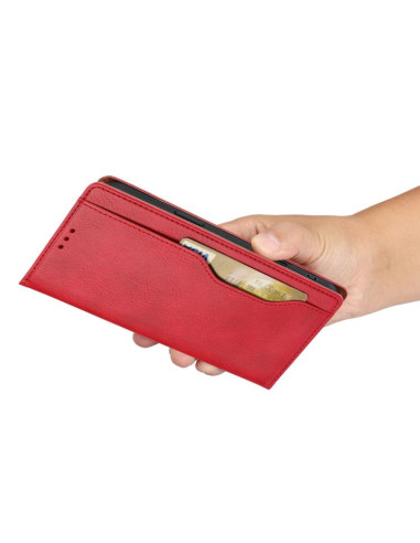 Cover iPhone 17 Pro Max Pelle Nero Rosso | Melacompro