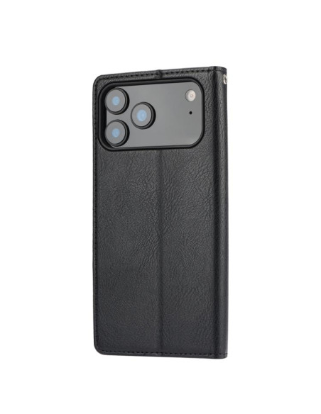 Cover iPhone 17 Pro Max Pelle Nero | Melacompro
