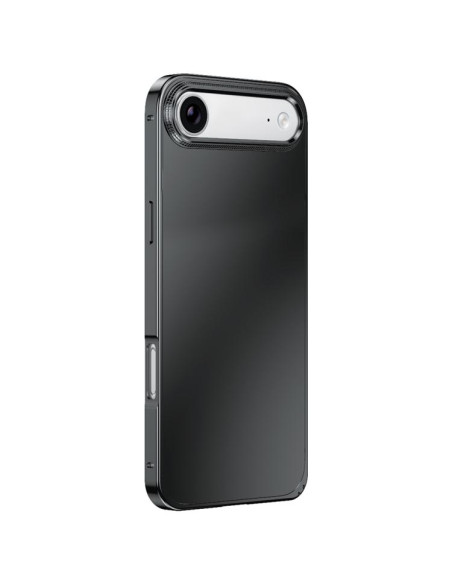 Cover iPhone Air Metallo Argento Nero | Melacompro