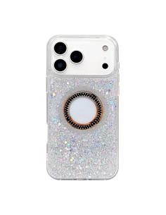 Cover iPhone Air TPU Glitterato Specchio Oro Champagne